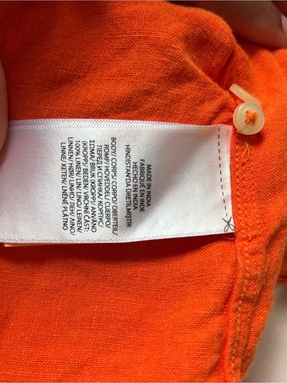 Polo Ralph Lauren Classic Fit Slub Linen Shirt - Picture 8 of 8